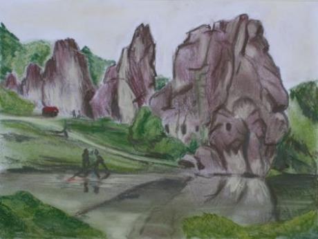 Externsteine - Elke Grund - Array auf Array - Array - Array Externsteine - Elke Grund - Array auf Array - Array - Array