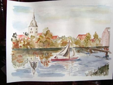 Flußlandschaft - Gerda Heitmann - Array auf Array - Array - Array Flußlandschaft - Gerda Heitmann - Array auf Array - Array - Array