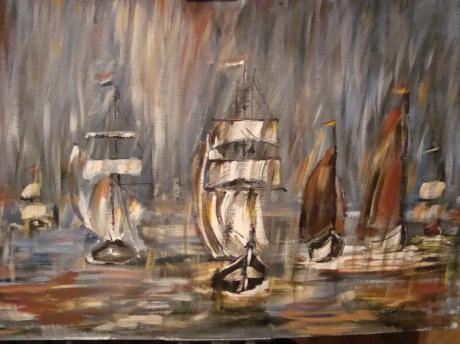 Regatta im Regen - Gerda Heitmann - Array auf Array - Array - Array Regatta im Regen - Gerda Heitmann - Array auf Array - Array - Array