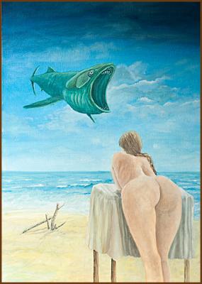 -die Frau und das Meer I-- - Detlef Kappis - Array auf Array - Array - Array