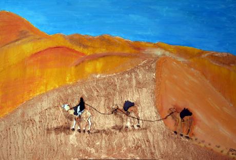 Die Kamel Karawane - marion kapur - Array auf Array - Array - Array Die Kamel Karawane - marion kapur - Array auf Array - Array - Array