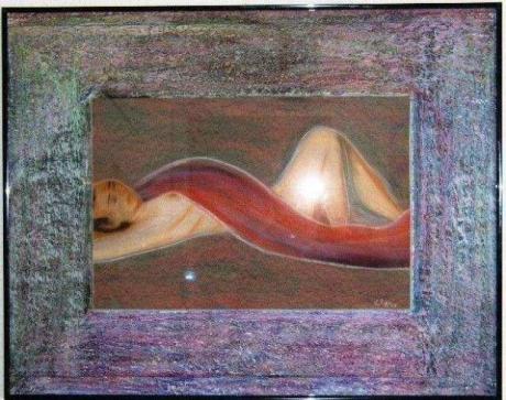 Akt gerahmt - Pastello - Array auf - Array - Akt gerahmt - Pastello - Array auf - Array -