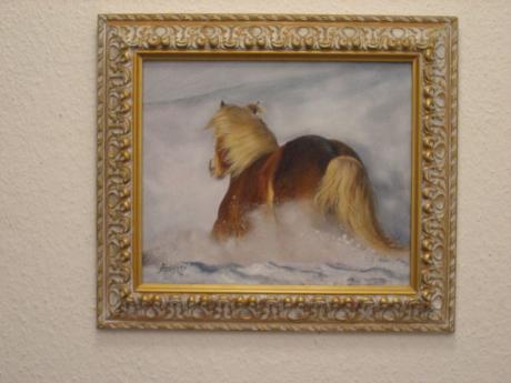 Pferd im Schneegestöber - Harri - Array auf Array - Array - Pferd im Schneegestöber - Harri - Array auf Array - Array -