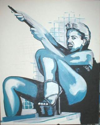 Teilakt Oelgemälde - Aerni - auf Array - Array - Teilakt Oelgemälde - Aerni - auf Array - Array -