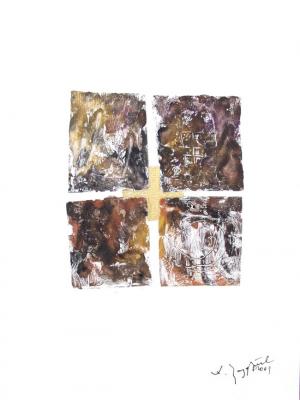 Einzigartige Monotypie 02 - Ararat Haydeyan - auf - Array - Einzigartige Monotypie 02 - Ararat Haydeyan - auf - Array -