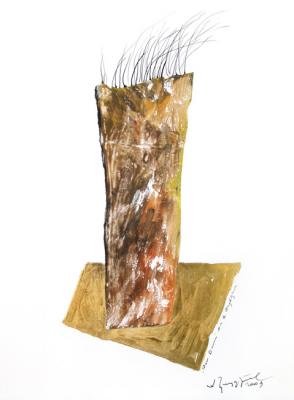 Einzigartige Monotypie 11 - Ararat Haydeyan - auf - Array - Einzigartige Monotypie 11 - Ararat Haydeyan - auf - Array -