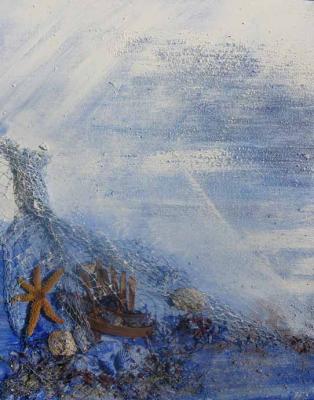 Blaue Muscheln - KunstWelten - Array auf Array - Array - Blaue Muscheln - KunstWelten - Array auf Array - Array -