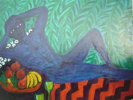 Blauer Mann - Sahira - Array auf Array - Array - Blauer Mann - Sahira - Array auf Array - Array -