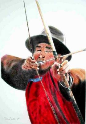 Schütze (1997) - Bergit Brandau - - Brandau-Art - auf - Array - Schütze (1997) - Bergit Brandau - - Brandau-Art - auf - Array -