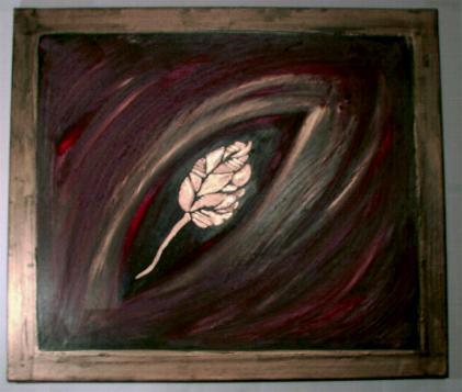 Goldenes Blatt Serie No_2 (2003) Kuhfi (Iris Kuh - Iris Kuhfi - auf Array - Array - Goldenes Blatt Serie No_2 (2003) Kuhfi (Iris Kuh - Iris Kuhfi - auf Array - Array -