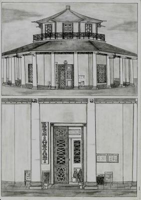 Weißer Pavillon Bad Doberan - Mandy Kruska - auf - Array - Weißer Pavillon Bad Doberan - Mandy Kruska - auf - Array -
