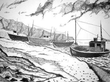 Fischerboote Am Strand (2003) Stefan Weber - Stefan Weber - auf - Array - Fischerboote Am Strand (2003) Stefan Weber - Stefan Weber - auf - Array -