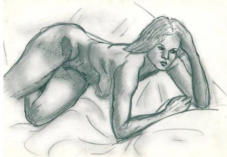 Frau, seitlich liegend (1984) -Steffen Strobel- - Steffen Strobel - Array auf Array - Array - Frau, seitlich liegend (1984) -Steffen Strobel- - Steffen Strobel - Array auf Array - Array -