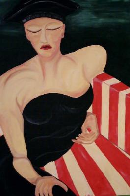 Gestreifte Couch (06/02) Annette Büttner - Annette Büttner - Array auf Array - Array - Gestreifte Couch (06/02) Annette Büttner - Annette Büttner - Array auf Array - Array -