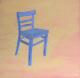 Blue Chair in the Peach (2006/01) - Reinhard KIKI - auf Leinwand - Sonstiges - Blue Chair in the Peach (2006/01) - Reinhard KIKI - auf Leinwand - Sonstiges -
