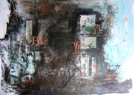 Abstrakt II - VII (2009) - Ines Kollar - Array auf - Array - Array Abstrakt II - VII (2009) - Ines Kollar - Array auf - Array - Array