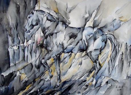 pferd2 - Christine Krauß -  auf  - Array - 