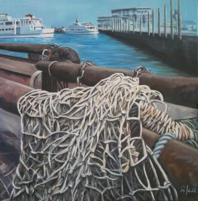 Fischernetze in Neuharlingersiel - Rebecca Henkel - Array auf - - Fischernetze in Neuharlingersiel - Rebecca Henkel - Array auf - -