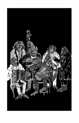 Affen Orchester - Erika Weigand - Array auf  - Array - 