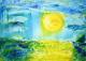 Trotz Regen, Sonne am See - Sabine Behnke - Acryl auf Leinwand - See-Regen-Sonne - Impressionismus Trotz Regen, Sonne am See - Sabine Behnke - Acryl auf Leinwand - See-Regen-Sonne - Impressionismus