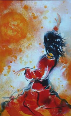 605. Flamencotänzerin V - Hans Schott - Array auf Array - Array - 605. Flamencotänzerin V - Hans Schott - Array auf Array - Array -