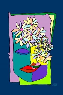 Blümchen im Gesicht ... Schmetterlinge ... - SUSANNE eva maria FISCHBACH - Array auf Array - Array - Blümchen im Gesicht ... Schmetterlinge ... - SUSANNE eva maria FISCHBACH - Array auf Array - Array -