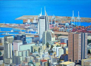 Blick auf Haifa - Ina Berman - Array auf - - Array Blick auf Haifa - Ina Berman - Array auf - - Array