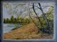 Herbst am See - Karin Foellmer - Acryl auf Leinwand - See - Herbst am See - Karin Foellmer - Acryl auf Leinwand - See -