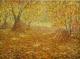 Erinnerungen an Herbst - Helen Kishkurno - Ãl auf Leinwand - Garten-Wald-Herbst - Impressionismus Erinnerungen an Herbst - Helen Kishkurno - Ãl auf Leinwand - Garten-Wald-Herbst - Impressionismus