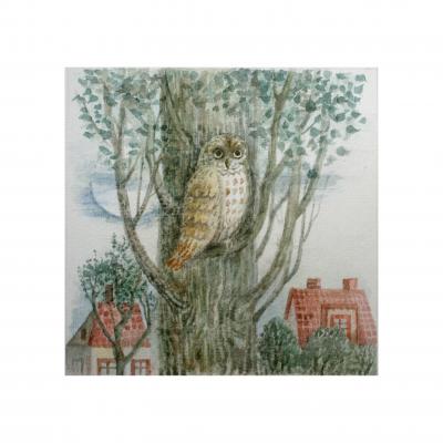 Die Eule in der Pappel - lili gräfenstein - Array auf - Array - Die Eule in der Pappel - lili gräfenstein - Array auf - Array -