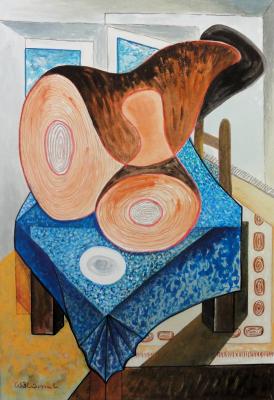 Sillleben, große Keule mit kleinem Teller - Wolfgang Blümel - Array auf Array - Array - Sillleben, große Keule mit kleinem Teller - Wolfgang Blümel - Array auf Array - Array -