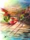 Odessa ,StraÃenbahn-2 - Julia Peters - Aquarell-Mischtechnik auf Papier - Stadtansichten-Reisen - Odessa ,StraÃenbahn-2 - Julia Peters - Aquarell-Mischtechnik auf Papier - Stadtansichten-Reisen -