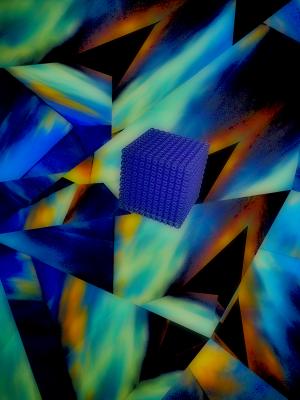 The blue cube - Udo W. Klingbeil - auf - Array - The blue cube - Udo W. Klingbeil - auf - Array -