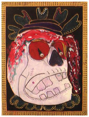 Weisser Clown (Acryl on Canvas; 36x48) - Wolfgang Bretschneider - Array auf Array - Array - Array Weisser Clown (Acryl on Canvas; 36x48) - Wolfgang Bretschneider - Array auf Array - Array - Array