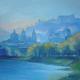 Salzburg in Blau - ingrid wenz-gahler - Acryl auf Leinwand - Landschaft - Gegenständlich Salzburg in Blau - ingrid wenz-gahler - Acryl auf Leinwand - Landschaft - Gegenständlich
