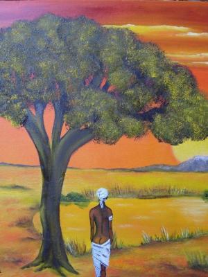 Afrika - Frau am See - Edith Merkelbach-Gilgen - auf Array - Array - Array Afrika - Frau am See - Edith Merkelbach-Gilgen - auf Array - Array - Array