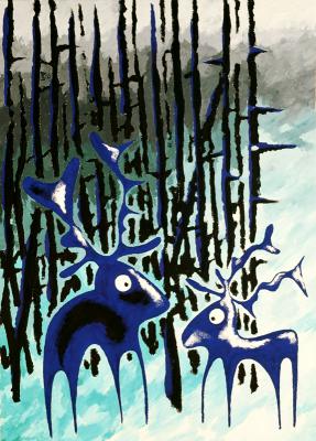 Hirsche im Wald - Frühjahr - Markus Johne - Array auf Array - Array - Array Hirsche im Wald - Frühjahr - Markus Johne - Array auf Array - Array - Array