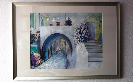 Innenhof im Süden - Annette Schonlau - Array auf - - Innenhof im Süden - Annette Schonlau - Array auf - -