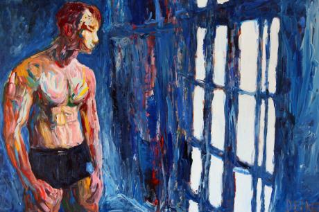 Das blaue Fenster - the blue window - Lars Deike - Array auf Array - - Array Das blaue Fenster - the blue window - Lars Deike - Array auf Array - - Array