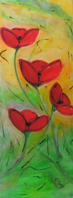 Mohn stilisiert - Maritta Sorg - auf Array - Array - Array Mohn stilisiert - Maritta Sorg - auf Array - Array - Array