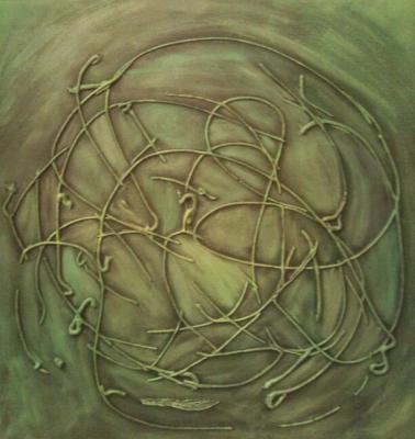 Grüne Spaghettie - Sabine Wolff - Array auf  - Array - Array