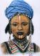 Young Wodaabe Man - Nicole Zeug - Farbstift auf - Gesichter - Young Wodaabe Man - Nicole Zeug - Farbstift auf - Gesichter -