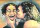 Der Kuss - Nicole Zeug - Acryl auf - Menschen - Der Kuss - Nicole Zeug - Acryl auf - Menschen -
