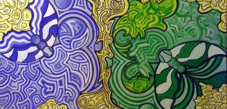 Butterfly green blue - Thorsten T. Hiller - Array auf Array - - Butterfly green blue - Thorsten T. Hiller - Array auf Array - -