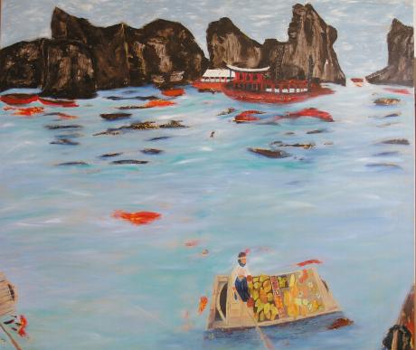 Schwimmender Obstladen - Marie-Therese Schmahl - Array auf Array - Array - 