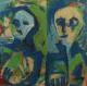 ---Zyklus Paare - 11 - Karl-Heinz Schicht - Acryl auf Leinwand - Menschen - Expressionismus ---Zyklus Paare - 11 - Karl-Heinz Schicht - Acryl auf Leinwand - Menschen - Expressionismus
