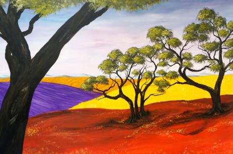 Strahlend bunte Felder - Desiree Bernhard - auf - Array - Strahlend bunte Felder - Desiree Bernhard - auf - Array -