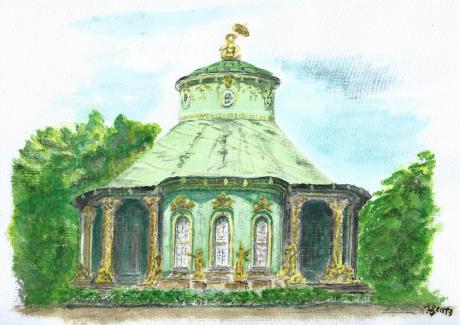 Chinesisches Teehaus - Holger Brust - Array auf Array - Array - Array Chinesisches Teehaus - Holger Brust - Array auf Array - Array - Array