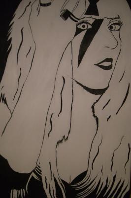 Black white mask - Julia R. - Array auf Array - Array - Black white mask - Julia R. - Array auf Array - Array -