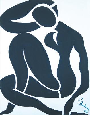 Blaue Frau II - Patricia Brockmann - Array auf Array - Array - Array Blaue Frau II - Patricia Brockmann - Array auf Array - Array - Array